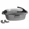 Stoneline Stoneline® Square Serving Pan 28 Cm, Strainer Lid, 2 Spouts, Non-Stick Pan | Future Serving pans