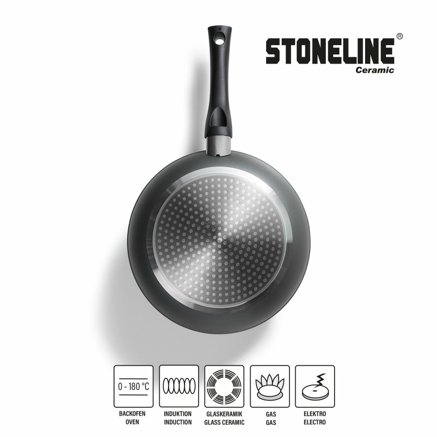 Stoneline Stoneline® 14 Pc Ceramic Cookware Set, With Lids, Non-Stick Pots & Pans | Ceramic Cookware sets