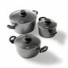 Stoneline Stoneline® 6 Pc Cooking Pot Set 16/20/24 Cm, With Lids, Non-Stick Pot | Classic Pot sets