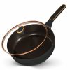 Stoneline Stoneline® Deep Frying Pan 28 Cm, With Lid, Large Non-Stick Pan | Gold Braising pans