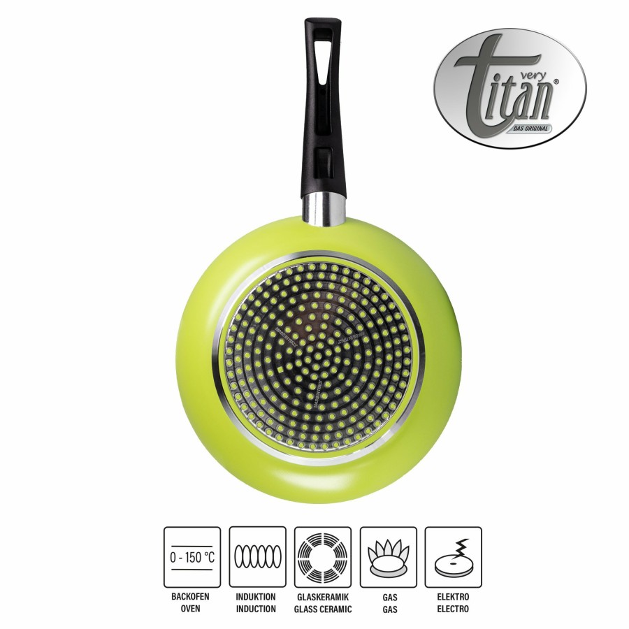 Stoneline Very Titan® Frying Pan 24 Cm, Non-Stick Pan | Green Frying pans