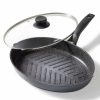 Stoneline Stoneline® Oval Fish Pan, Cutlet Pan 35X24 Cm, Grill Pan With Lid, Non-Stick Pan Fish pan