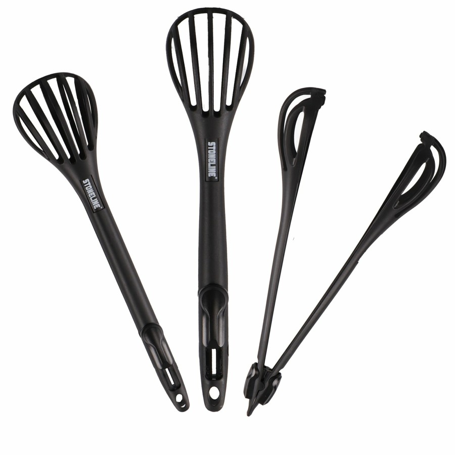 Stoneline Stoneline® 3 Pc Food Clip & Whisk Set, 2 In 1 Multifunctional Whisk, Heat-Resistant Baking tools and accessories