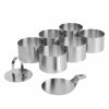 Stoneline Stoneline® 8 Pc Food Rings Set With Spatula & Food Press, Stainless Steel | Round Baking sets