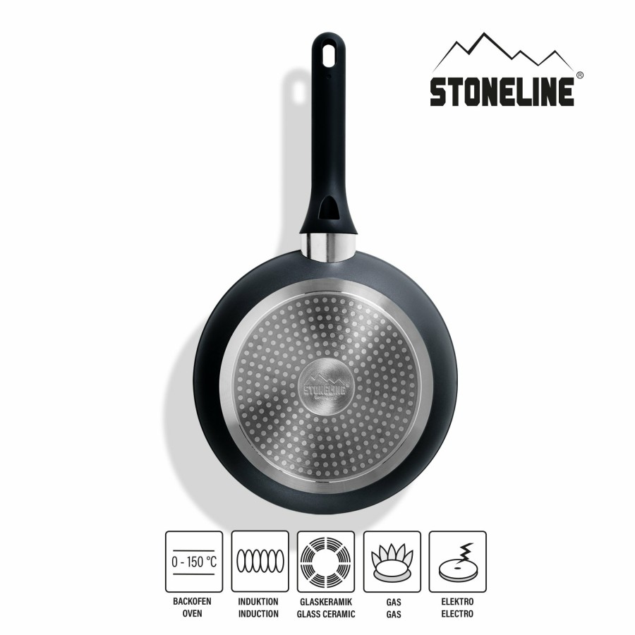 Stoneline Stoneline® 11 Pc Cookware Set, With Lids And Felt Protectors, Non-Stick Pots & Pans Cookware sets