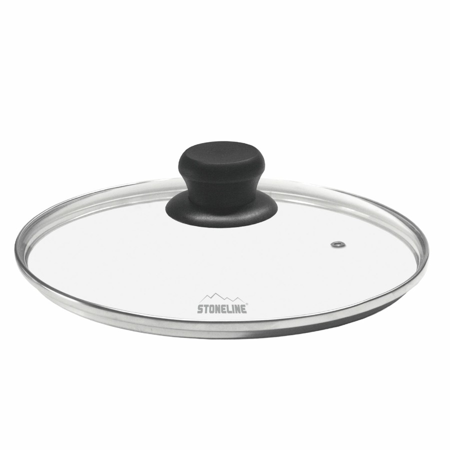 Stoneline Stoneline® Glass Lid 28 Cm, Stainless Steel Rim | Replacement | Classic Glass lids