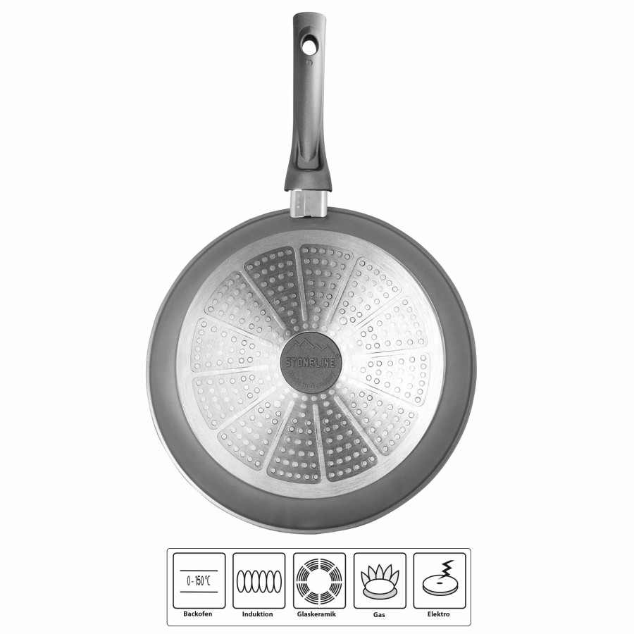 Stoneline Stoneline® Deep Frying Pan 28 Cm, Large Non-Stick Pan | Made In Germany | Gourmundo Braising pans