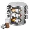 Stoneline Stoneline® Rotating Spice Rack, With 12 Glass Jars And Labels | Kitchen Organizer Spice mills