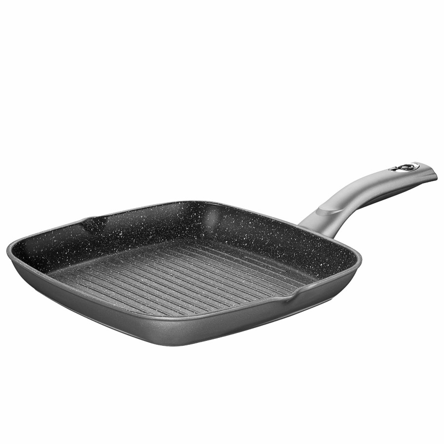 Stoneline Stoneline® Bbq Griddle Pan 28 Cm, 2 Spouts, Non-Stick Pan | Gourmundo Griddle pans and grill baskets