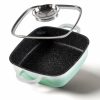 Stoneline Stoneline® Square Serving Pan 20 Cm, With Aroma Lid, Non-Stick Pan Casserole | Mint Serving pans