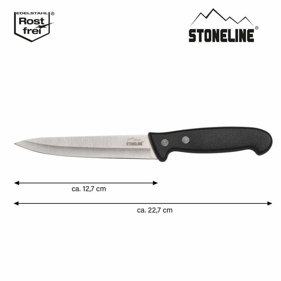 Stoneline Stoneline® Stainless Steel Knife 22.7 Cm All-Purpose Knife, Safety Sheath Stainless steel knives