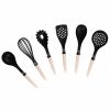 Stoneline Natural Line® 6 Pc Kitchen Utensils Set, Handles With Straw, For Non-Stick Cookware Cooking utensil sets