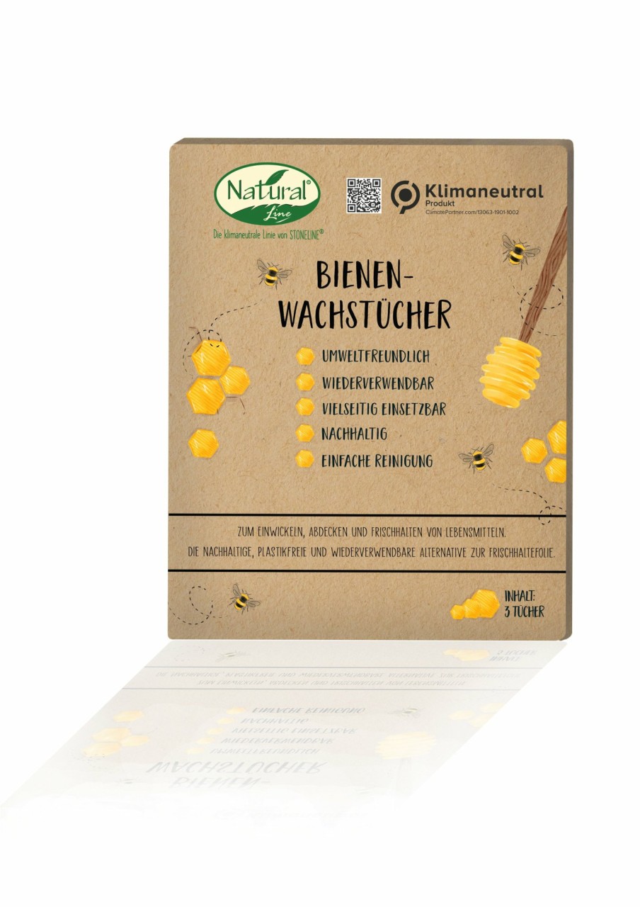 Stoneline Natural Line® Beeswax Wipes Set, 3 Pcs. Kitchen storage accessories