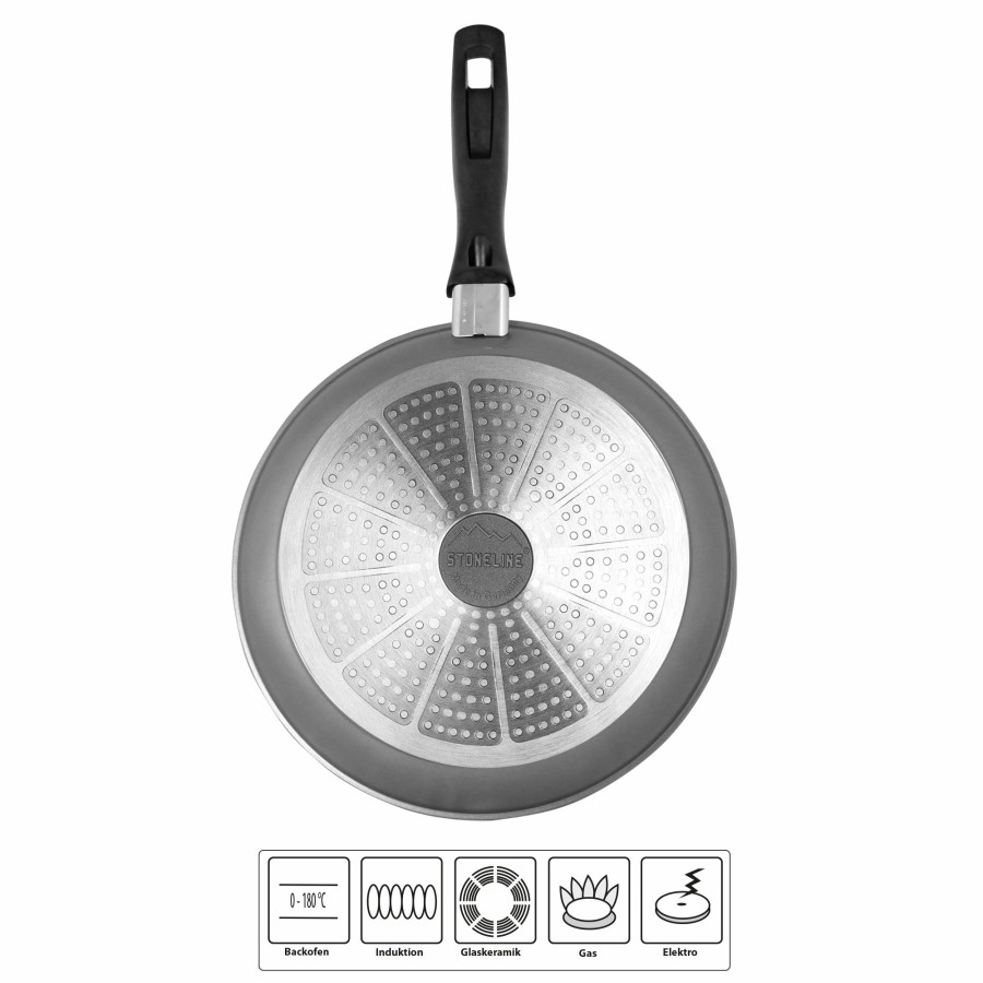 Stoneline Stoneline® Deep Frying Pan 28 Cm, Large Non-Stick Pan | Made In Germany | Classic Braising pans