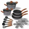 Stoneline Stoneline® 14 Pc Cookware Set, With Lids, Non-Stick Pots Pans | Back To Nature Cookware sets