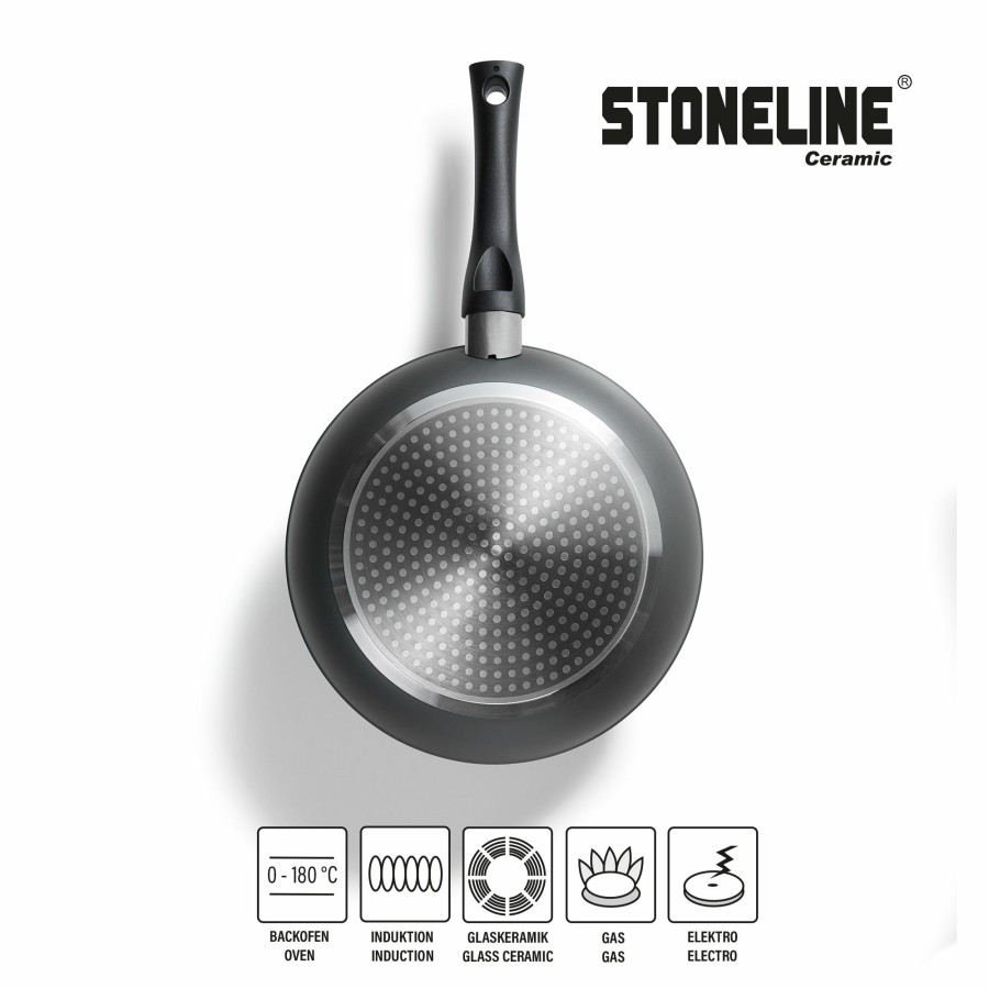 Stoneline Stoneline® 16 Pc Ceramic Cookware Set, With Lids, Non-Stick Pots & Pans | Ceramic Cookware sets